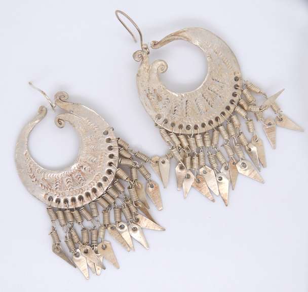 Vintage 925 Sterling Silver Dangle Earrings