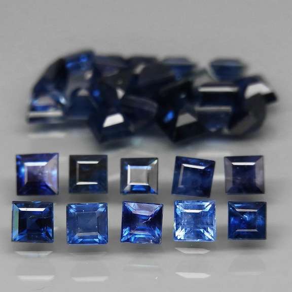 Exquisite 3.17ct 30 piece Sapphire set