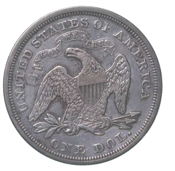 1871 Seated Liberty Dollar