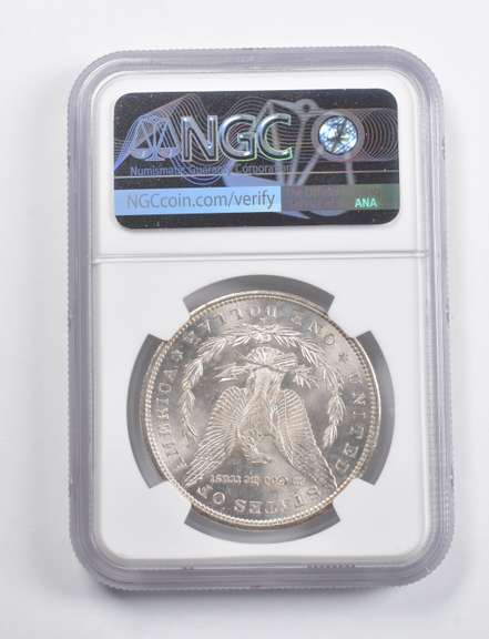 MS62* STAR 1880-S Morgan Silver Dollar NGC