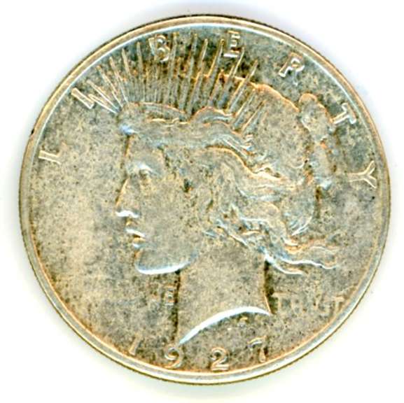 1927-S Peace Silver Dollar