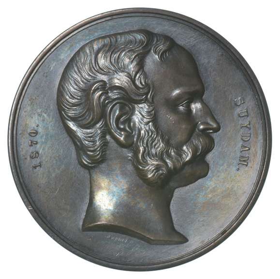 Suydam Medal Academy Design Life School Struck 1870 Cast 1919 Silver