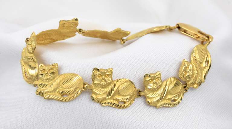Fun Cat Link Bracelet