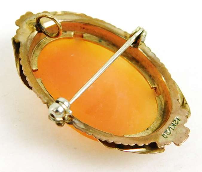 Vintage Gold-Filled Cameo Pin/Pendant