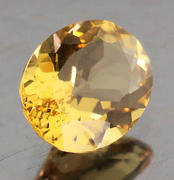 Real untreated Golden Beryl weighing 2.40 carats
