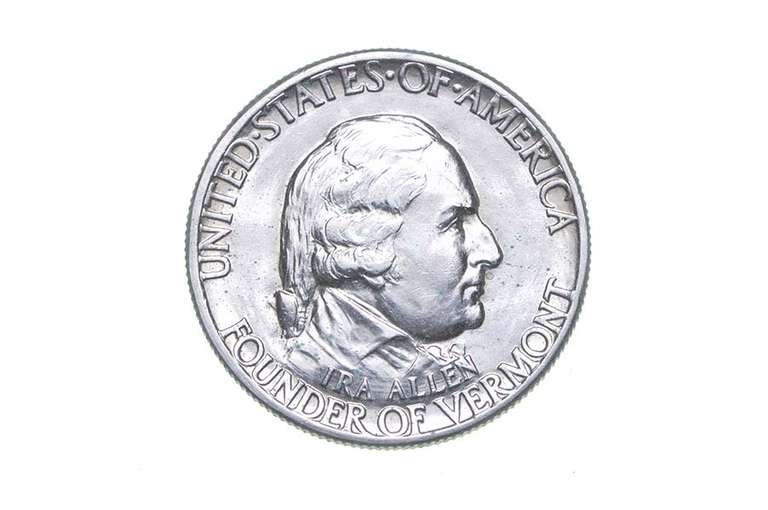 1927 Vermont Sesquicentennial Commemorative Half Dollar