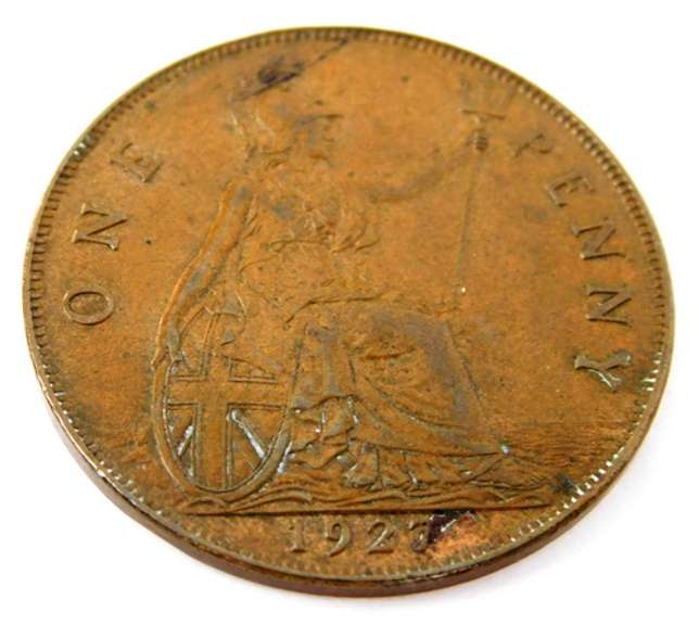 1917 Great Britain Large Cent Coin
