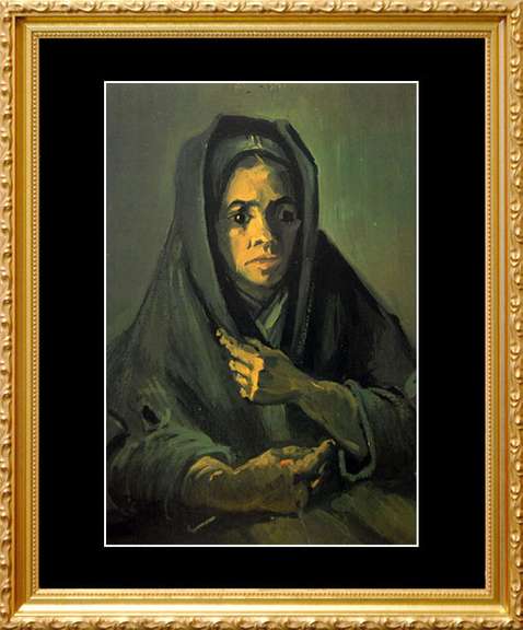 Vincent Van Gogh, Peasant Woman with Green Shawl