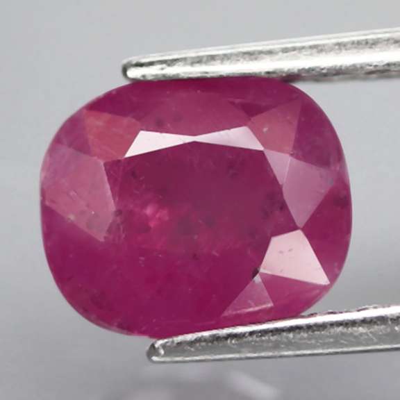 Stunning violet red 1.94ct unheated Ruby