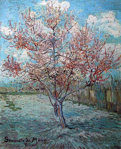 Vincent Van Gogh, Pink Peach Tree in Blossom