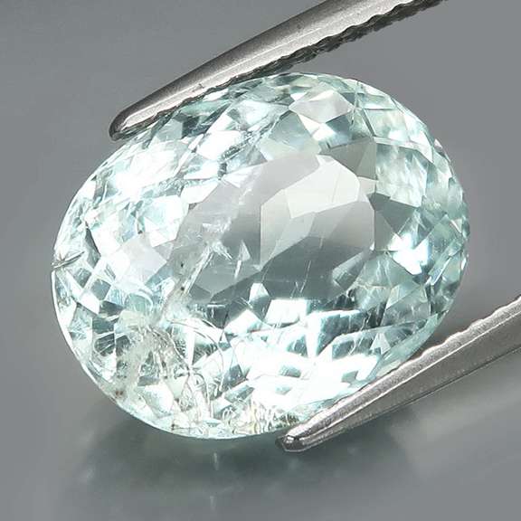High fire 5.52ct untreated Brazilian Aquamarine