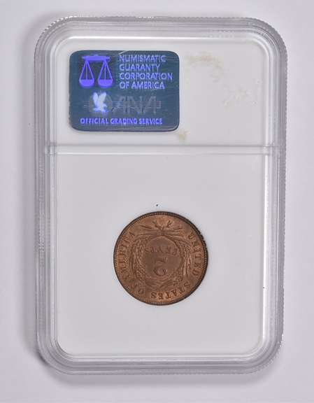 MS65 RB 1865 Shield Two-Cent Piece NGC