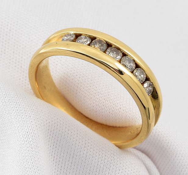 Sturdy Channel Set Diamond Band