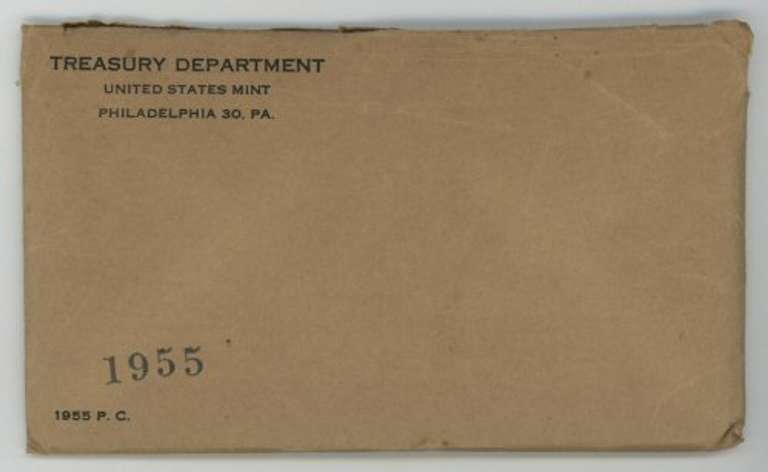 Superb Gem 1955 Flat Pack Proof Set. ORIGINAL