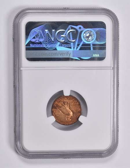 MS61 1927 $2.50 Indian Head Gold Quarter Eagle NGC