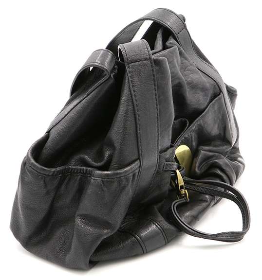Black Leather Kooba Handbag