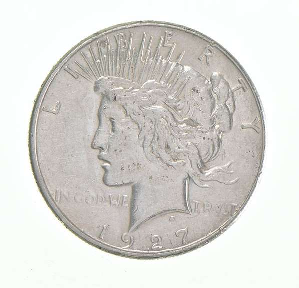 1927-S Peace Silver Dollar