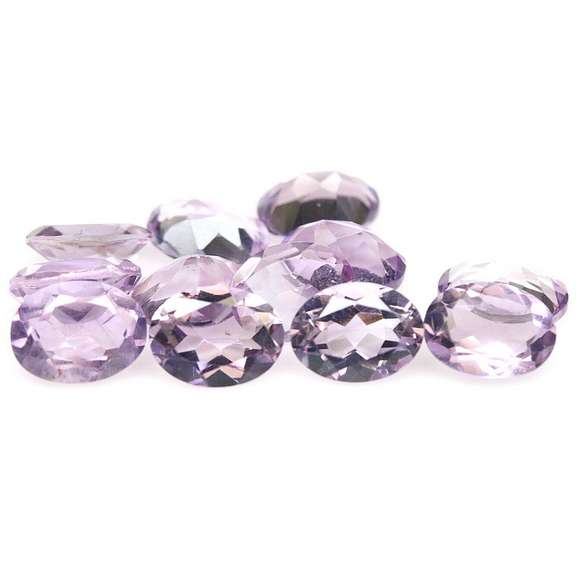 Glittering 12.39ct real Brazilian Amethyst set
