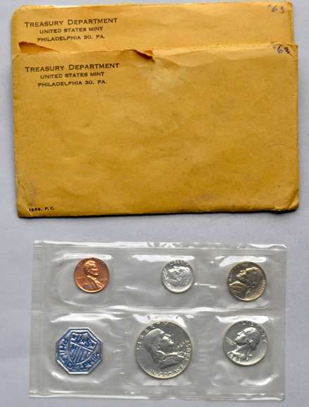2 1963 US Proof Sets