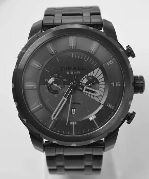 Diesel Matte Black Chronograph, Pre Owned.