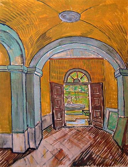Vincent Van Gogh, The Vestivule of St. Paul's Hospital