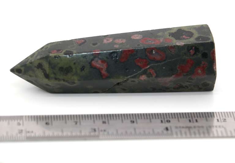 Dragon Blood Jasper Obelisk Wand