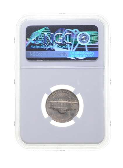 MS64 ERROR 1950-D Jefferson Nickel - 5 FS Minor Curved Clip @8:00 NGC