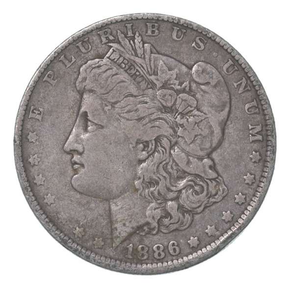 1886-O Morgan Silver Dollar Misaligned Die Error