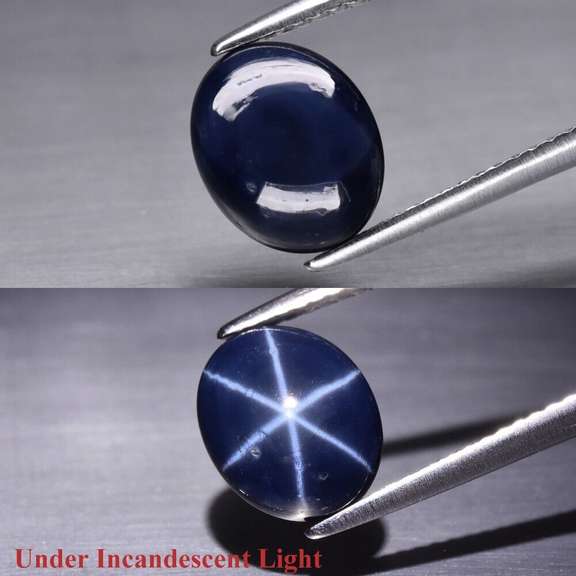 Stunning 2.99ct royal blue Star Sapphire