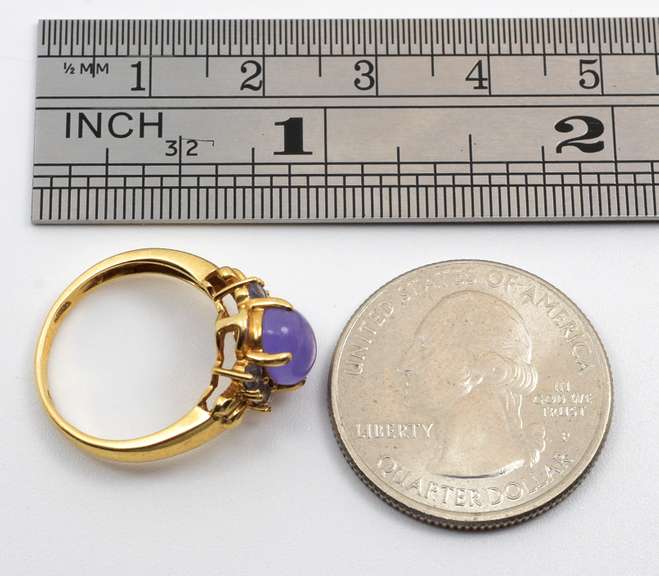 Tasteful Lavander Jade Ring