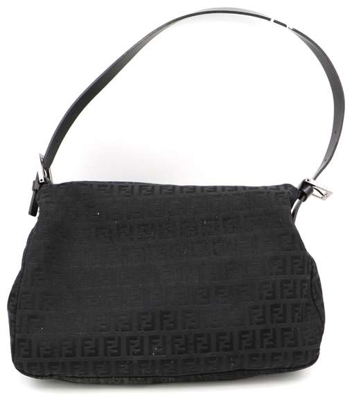Fendi Zucchina Mamma Canvas Shoulder Bag