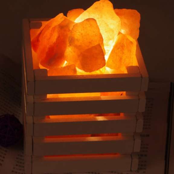 Hot Resin Himalayan Crystal Salt Lamp Light