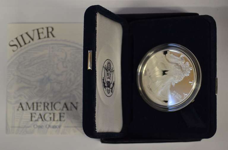 1996-P Proof American Silver Eagle OGP