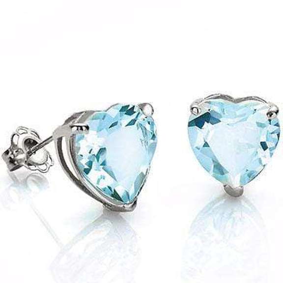1.70 CT BABY SWISS BLUE TOPAZ 925 STERLING SILVER EARRINGS STUD