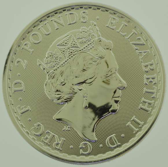 2022 2 Pound Britannia .999 1 oz Fine Silver UK Coin