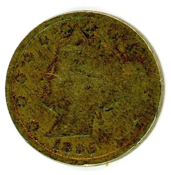 1895 Liberty 'V' Nickel