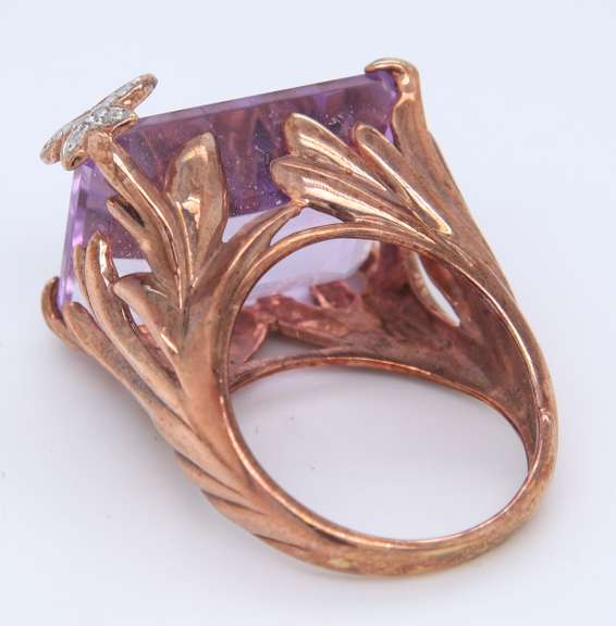 926 Sterling Silver Thailand Amethyst Ring