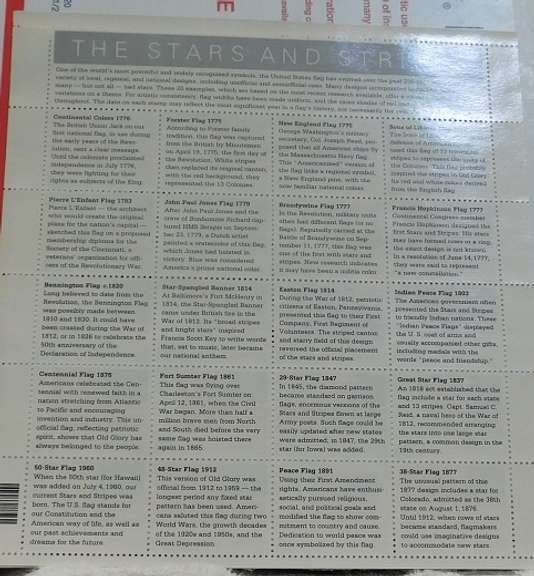 Stamps: Flags  $19.60 face