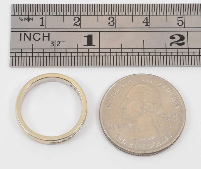 Practical 18k WG Channel Set Diamond Band