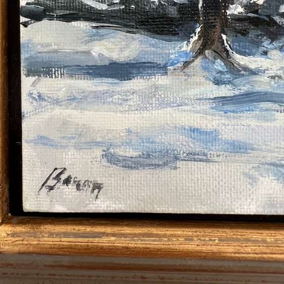 Winter Original Art by Bruno Baran