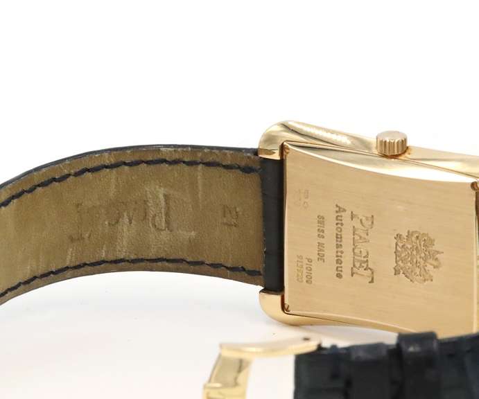 Piaget Black Tie Emperador Coussin Retrograde Automatic 18kt Rose Gold Watch