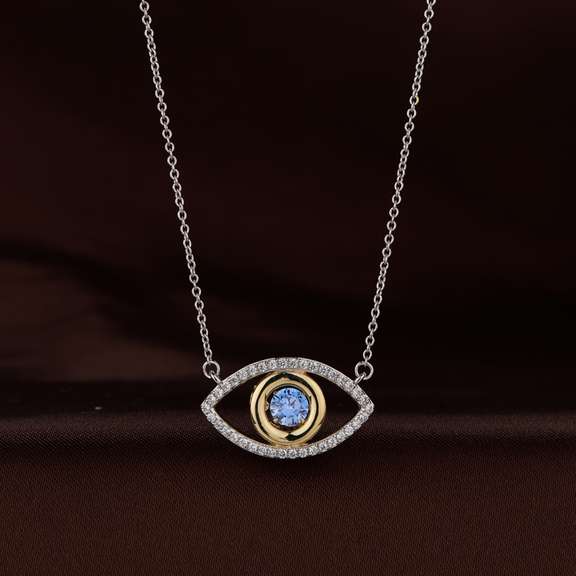 Stunning Eye Dancing stone Necklace