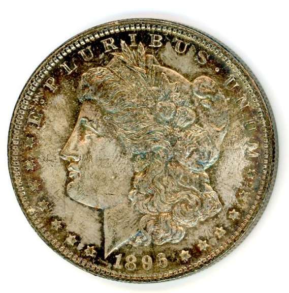 Uncirculated 1896 Morgan Silver Dollar