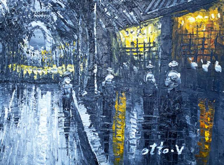 UNIQUE AND BEAUTIFUL PAINTING ON CANVAS