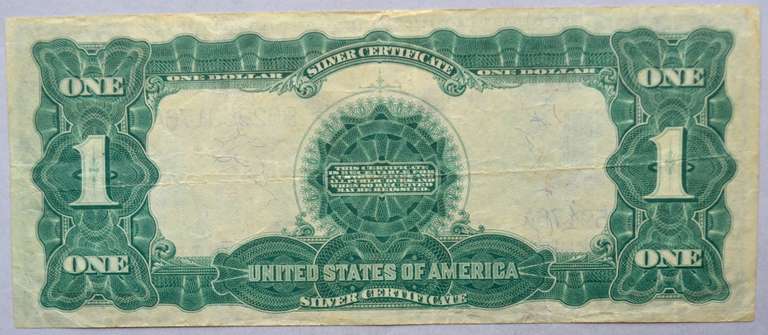$1 Series of 1899 Black Eagle Silver Certificate. Fr 233