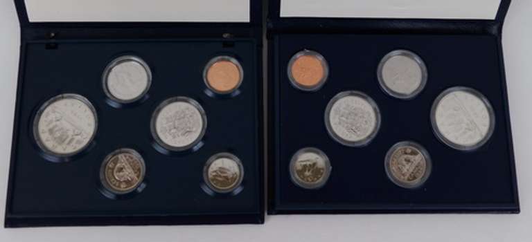 2 Royal Canadian Mint Specimen Coin Sets