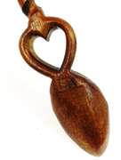 Signed Vintage Irish Wedding Love Spoon