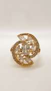 22kt Gold Plated Gemstone Cocktail Ring