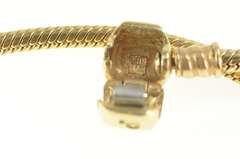 14K Yellow Gold Pandora Moments Designer Charm Chain Necklace