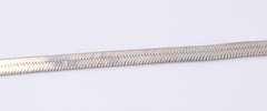 Vintage Sterling Silver Canada Signed Herringbone Necklace